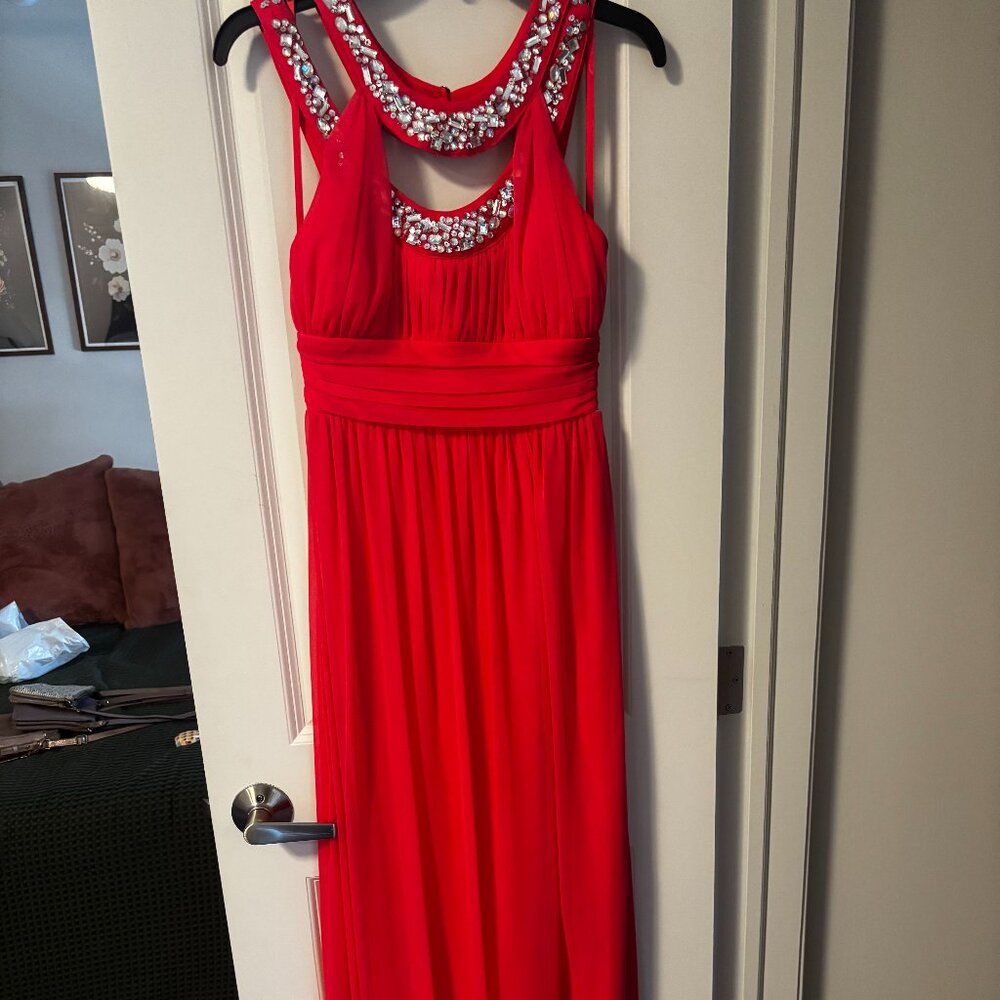 Juniors Size 3 - Coral Prom Dress